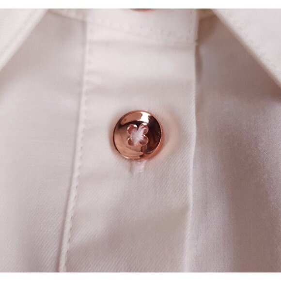 Kit and Ace 1/2 Button Wide Fit Pullover Tunic Size 4 Womens Off-White - Picture 3 of 9